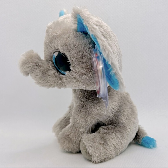 Ty Beanie Boos Collection RETIRED Peanut the Grey Elephant Plush - Picture 5 of 6
